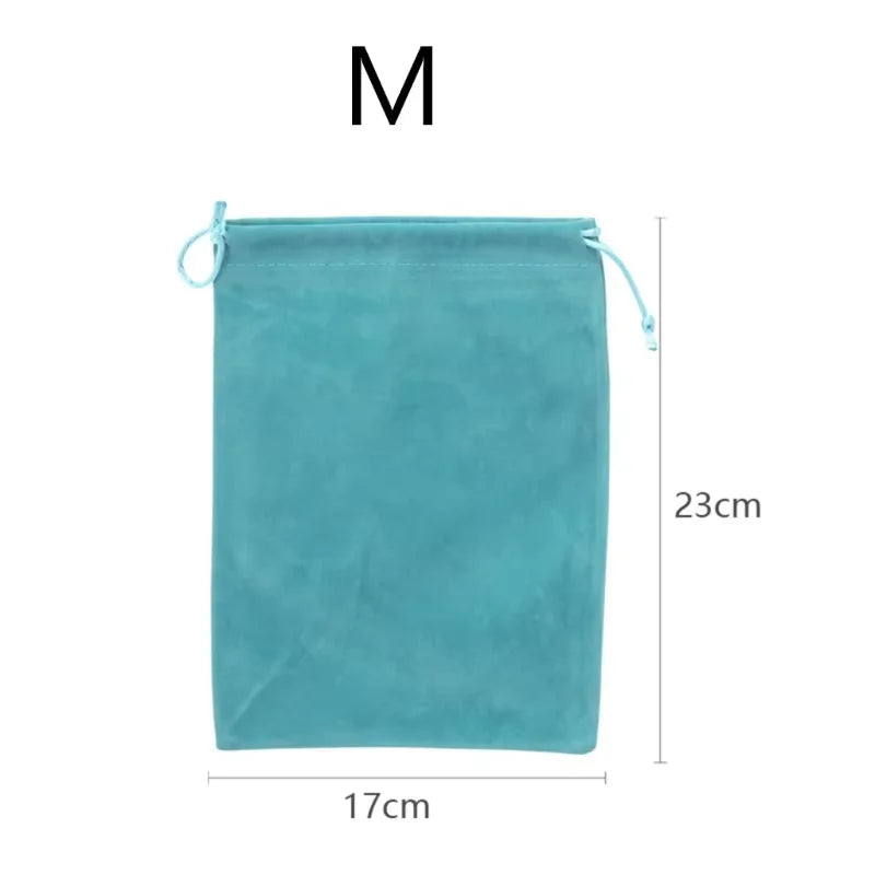 Fishing Reel Storage Bag - Portable Drawstring Reel Protect Pouch, 3 Sizes (15×20 / 17×23 / 20×25 cm | 5.9×7.9 / 6.7×9.1 / 7.9×9.8 in)