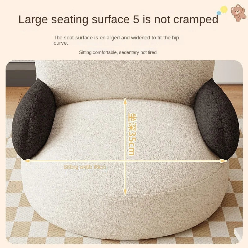 Kids Panda Mini Sofa Chair - Plush Toddler Reading & Lounge Seat