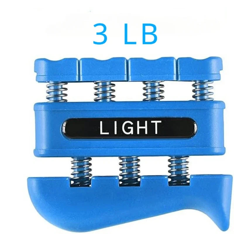 Finger Strengthener Hand Grip Trainer — 3 Resistance Levels (3/7/11 lb | 1.36/3.18/4.99 kg) for Finger, Wrist & Forearm Strength — Ideal for Musicians & Rock Climbers