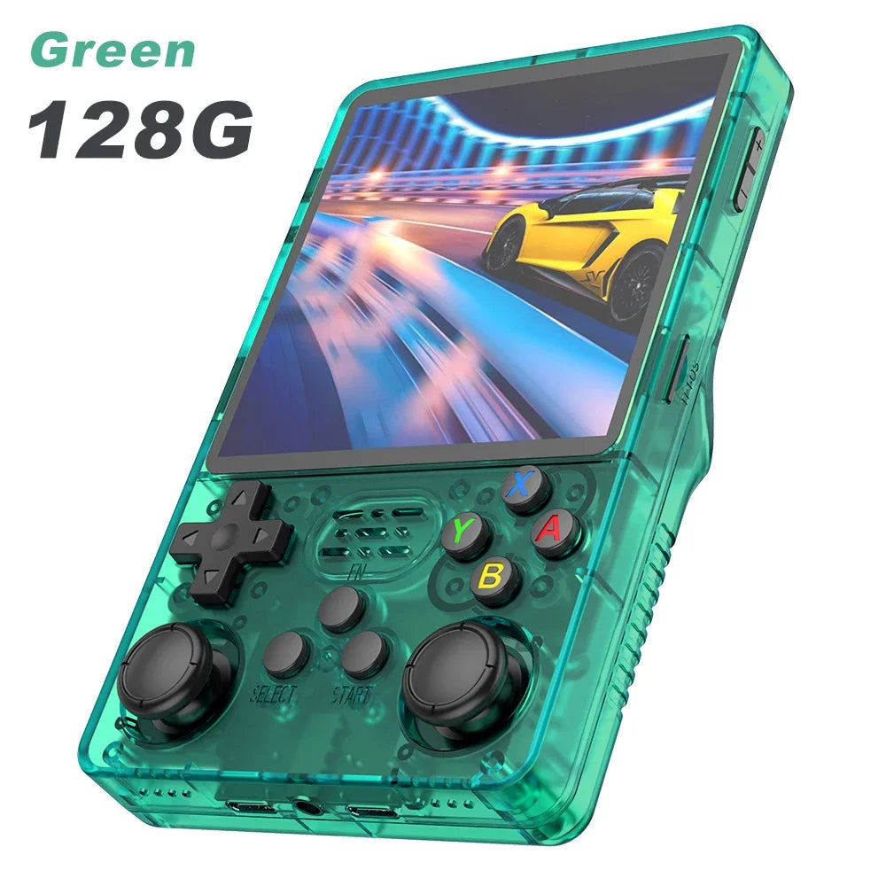 4.0-Inch IPS Retro Handheld Game Console — Linux 64-Bit, 64GB Built-In, TF Expandable to 256GB, Wi‑Fi, Type-C Portable Pocket Gaming