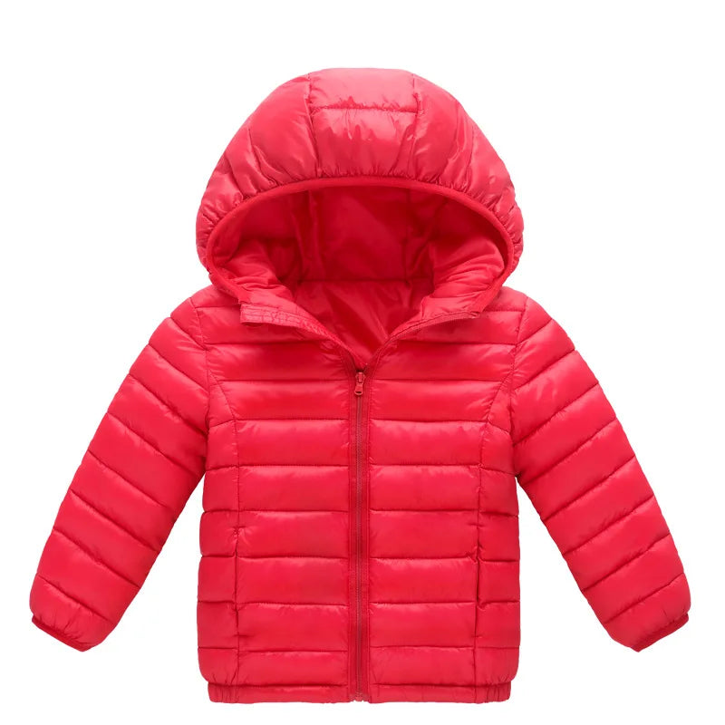 Kids Hooded Cotton-Padded Winter Jacket for Boys & Girls – Warm Puffer Coat (3-12 Years)