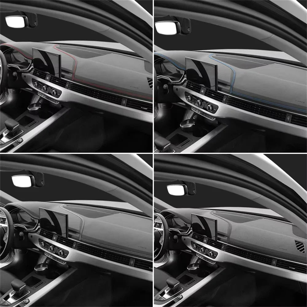 PU Leather Car Trim Braid — Self-Adhesive Decorative Strip for Dashboard & Door, Universal Interior Moulding