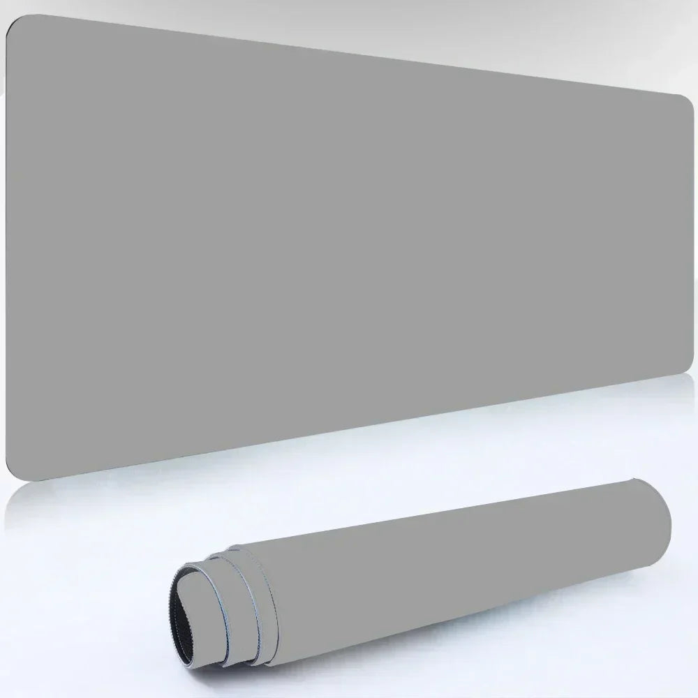 XXL Mouse Pad 900x400 mm (35.4 x 15.7 in) White Gaming Desk Mat – Waterproof Non‑Slip Stitched Edge