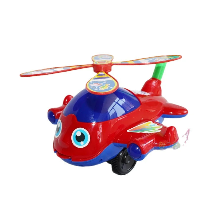 Outdoor Push-Along Baby Walker Plane Car Toy – Hand-Push Toddler Walker for Kids