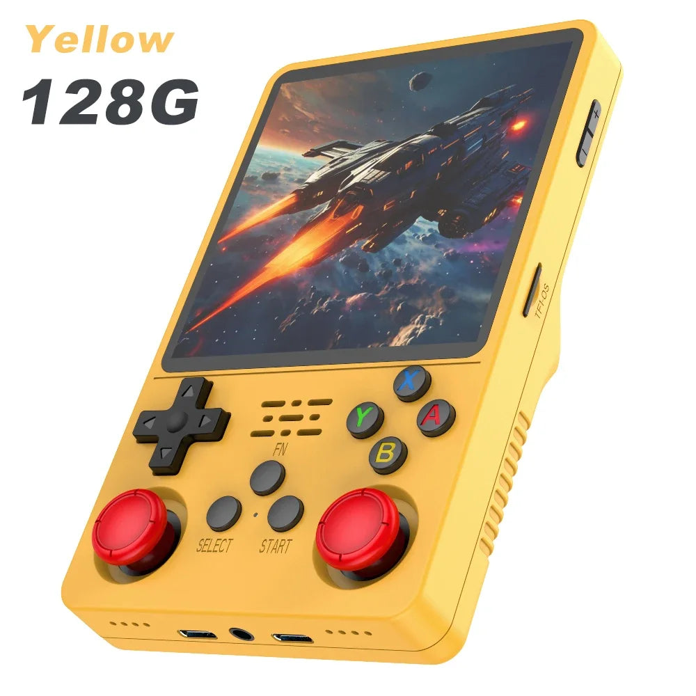 4.0-Inch IPS Retro Handheld Game Console — Linux 64-Bit, 64GB Built-In, TF Expandable to 256GB, Wi‑Fi, Type-C Portable Pocket Gaming