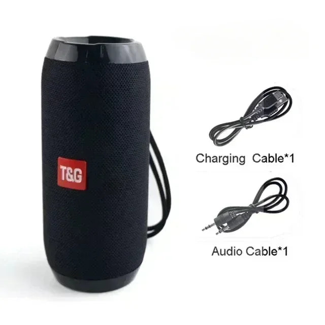 Portable 10W Bluetooth 5.0 Speaker — IPX5 Waterproof, 1200mAh, 10-Hour Playtime, TF/USB/FM, Handsfree Call
