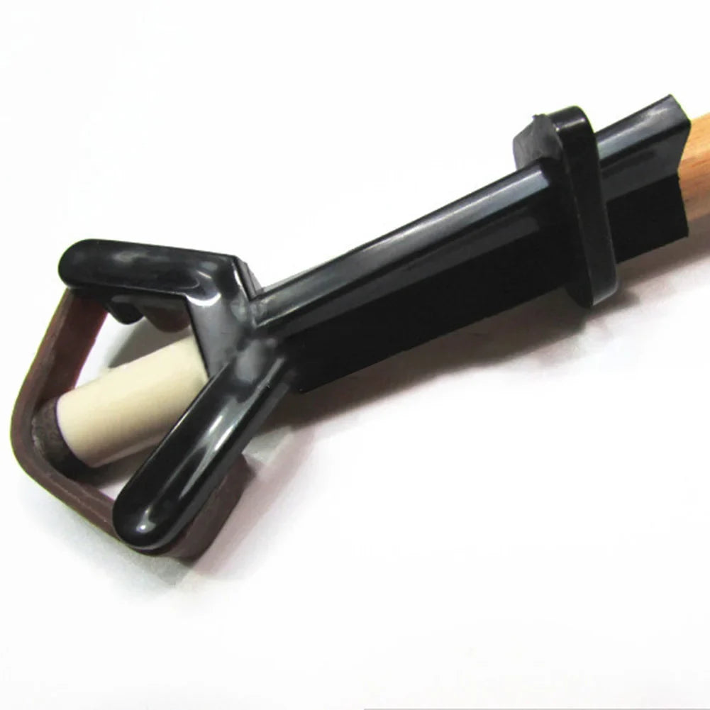 Billiard Cue Head Clip Clamp 90 x 45 mm (3.54 x 1.77 in) Elastic Plastic Snooker Cue Repair Fastener