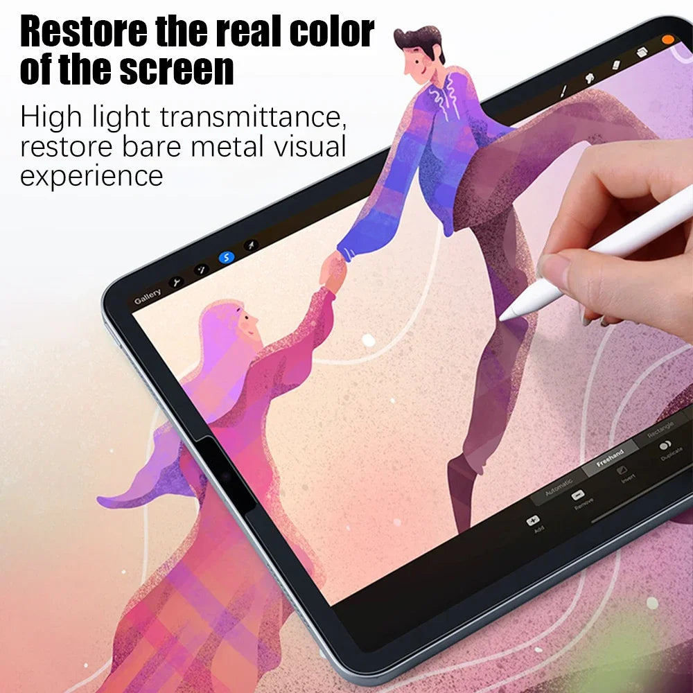 Matte Paper-Like Screen Protector for iPad — 2-Pack Anti-Glare, Scratch-Resistant Film, Pen Writing Feel (13"/33.0 cm, 12.9"/32.8 cm, 11"/28.0 cm, 10.9"/27.7 cm, 10.2"/25.9 cm, 8.3"/21.1 cm)
