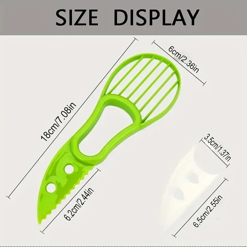 3-in-1 Avocado Slicer Pitter Fan Blade Kitchen and Camping Fruit Tool