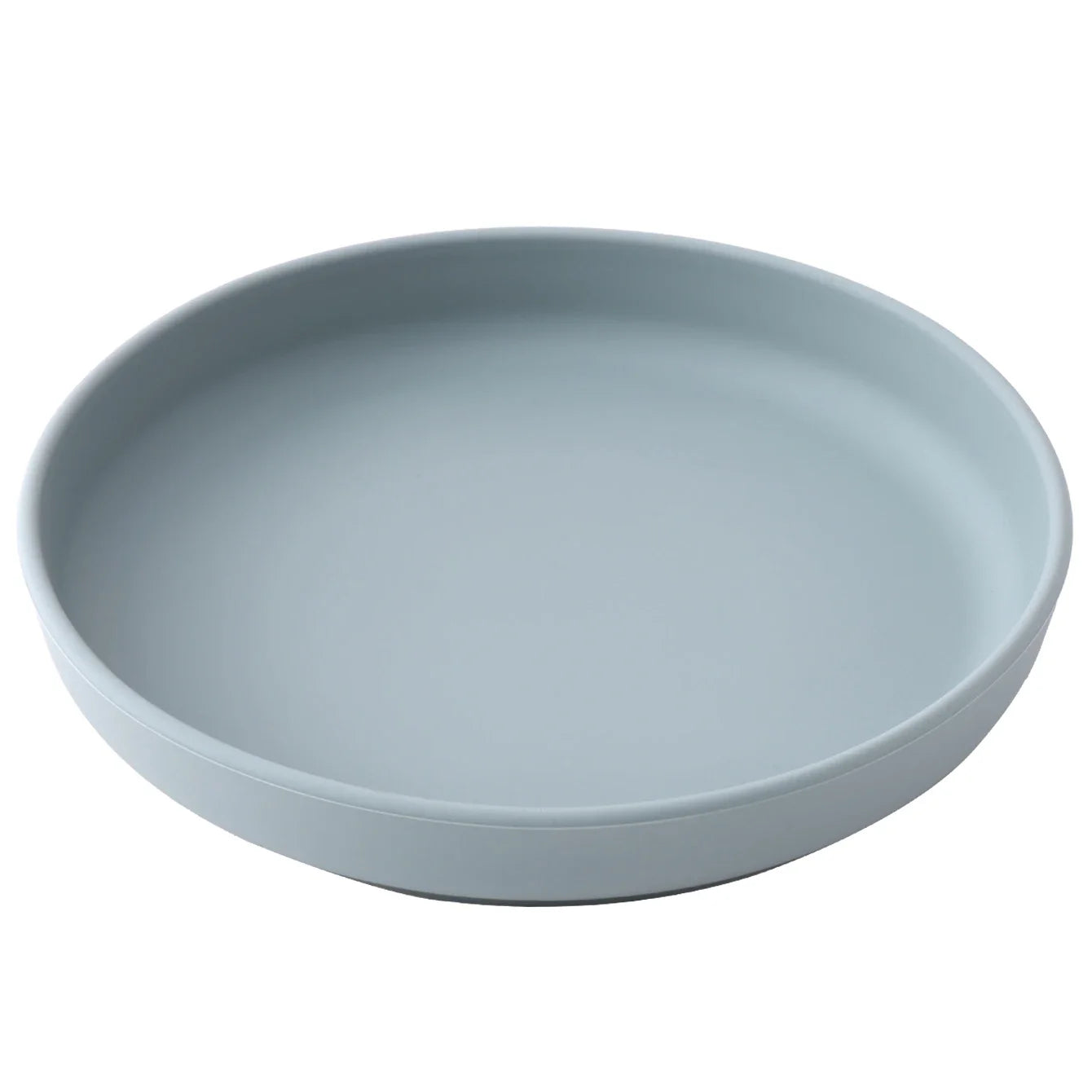 Food-Grade Silicone Baby Plate with Suction Base — Anti-Slip BPA-Free Toddler Feeding Bowl