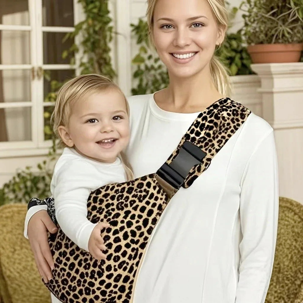 Adjustable Cotton Baby Carrier Sling – Padded Front & Side Infant Carrier, Lightweight Travel Wrap, Supports up to 44 lb (20 kg)