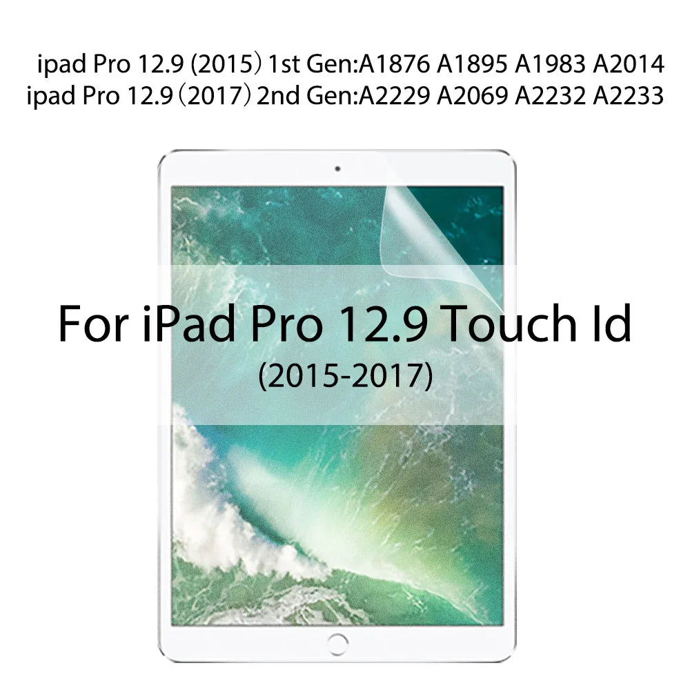 Paper-Feel Matte PET Screen Protector for iPad — 11-inch (27.9 cm) Anti-Glare Stylus-Friendly