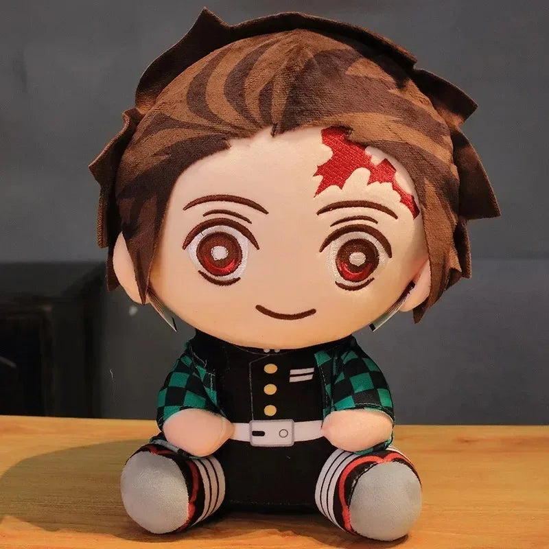 Demon Slayer Plush Doll 20 cm (8 in) - Tanjirou Nezuko Zenitsu Kyojuro Soft Anime Stuffed Toy Gift