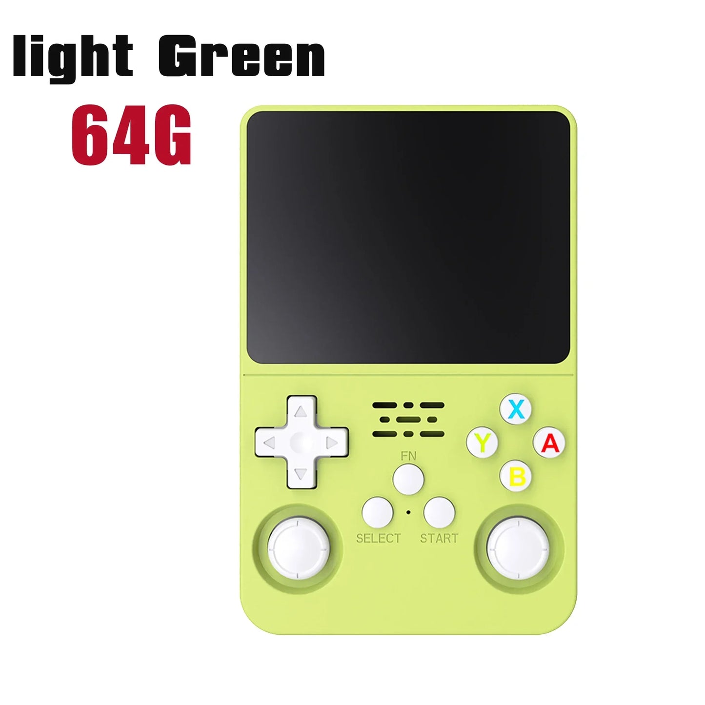 Retro Handheld Game Console 3.5" IPS (8.9 cm) 64GB Portable Linux Player, Preloaded 15,000+ Games, USB-C Charging
