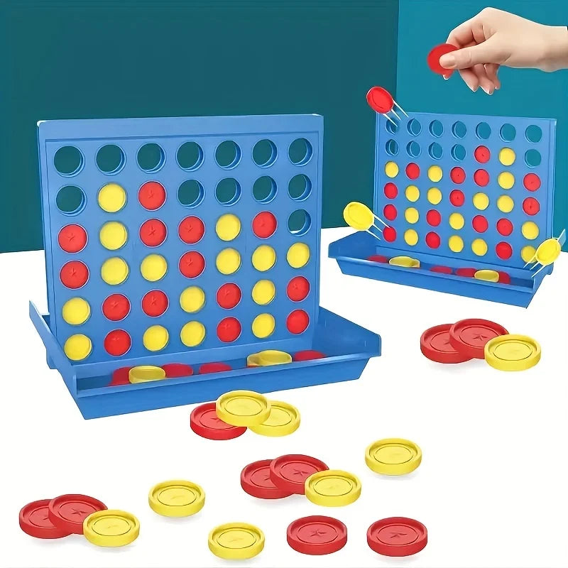 Connect 4 Classic Strategy Game for 2 Players – Get 4 in a Row Board Game for Kids Ages 6+
