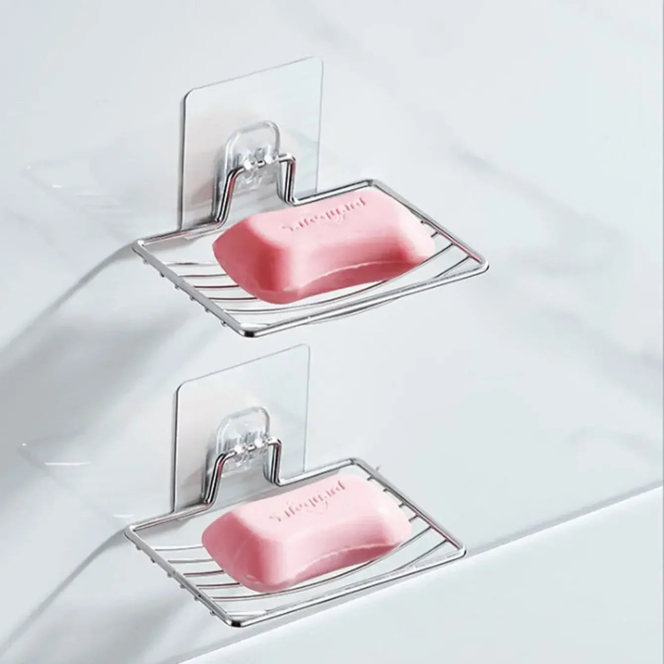 Wall-Mounted Stainless Steel Soap Rack – Drainage Soap Tray & Shelf for Bathroom & Kitchen