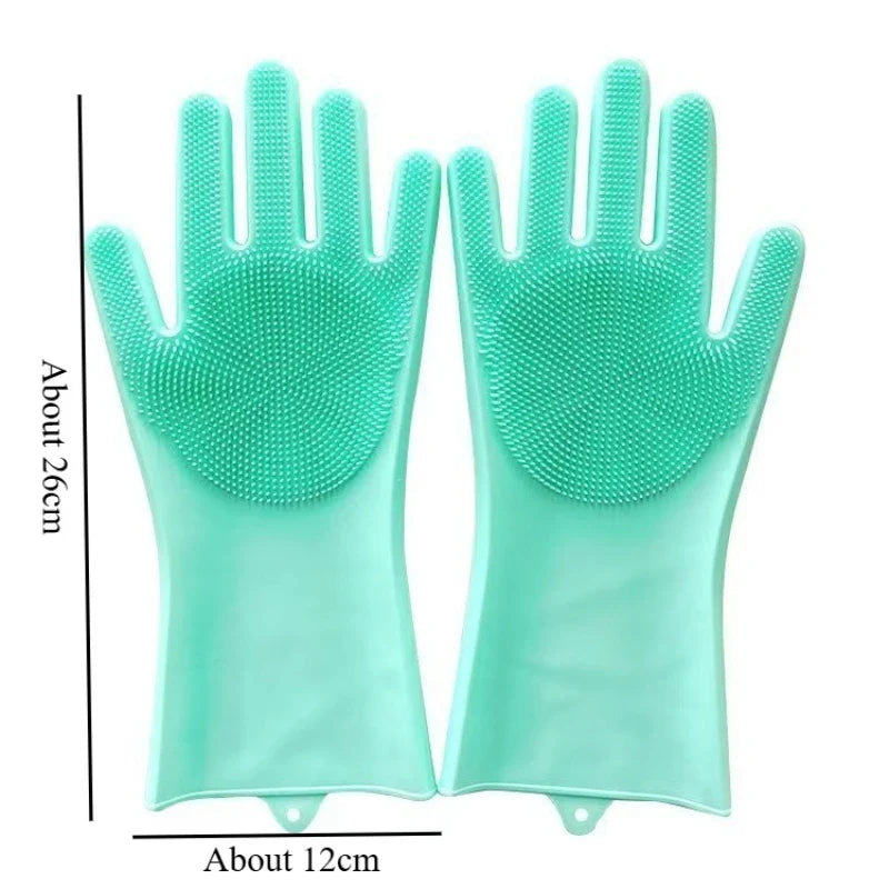2-Pack Pet Grooming Gloves for Dogs & Cats – Bathing, Massage & Hair Removal