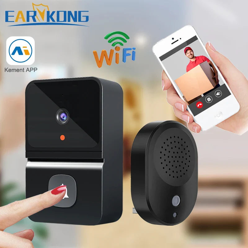 Smart Wireless Doorbell Waterproof Long Range 300m (984 ft) Remote Chime - Plug-in Options EU/UK/US, 39 Melodies