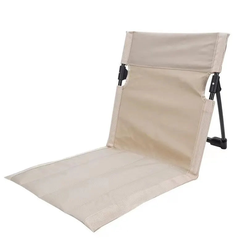 Portable Foldable Camping Backrest Cushion – Lightweight Ground Chair Support with Carry Bag, 51 x 24 cm (20.1 x 9.4 in)