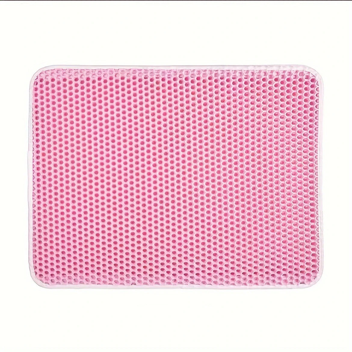 Large Cat Litter Mat – Honeycomb Double-Layer Waterproof EVA Mat for Litter Scatter Control & Easy Cleaning