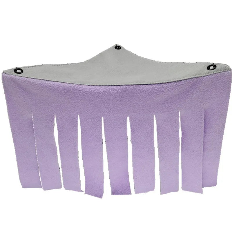 Tassel Pet Tent Hideout Hanging Bed for Small Pets — Guinea Pig Hamster Hedgehog Corner Hammock Nest