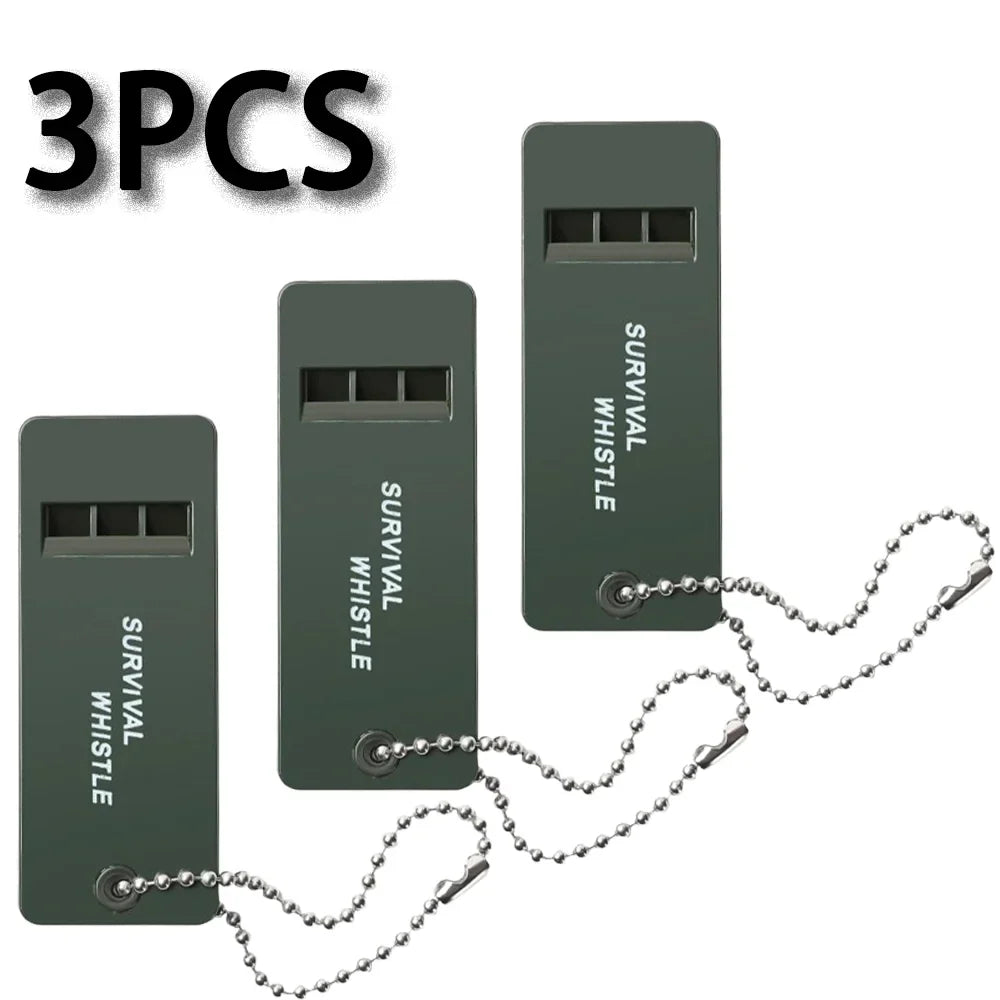 3-Frequency High-Decibel Survival Whistle - Triple-Tone Emergency Whistle for Hiking, Camping & Hunting