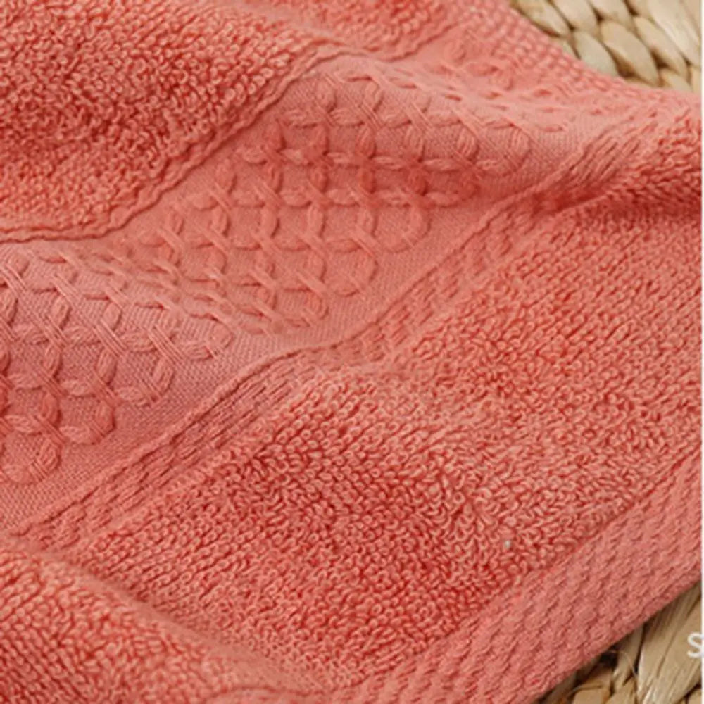 Cotton Antibacterial Absorbent Face & Body Wash Cloth - Square 34 x 34 cm (13.4 x 13.4 in)