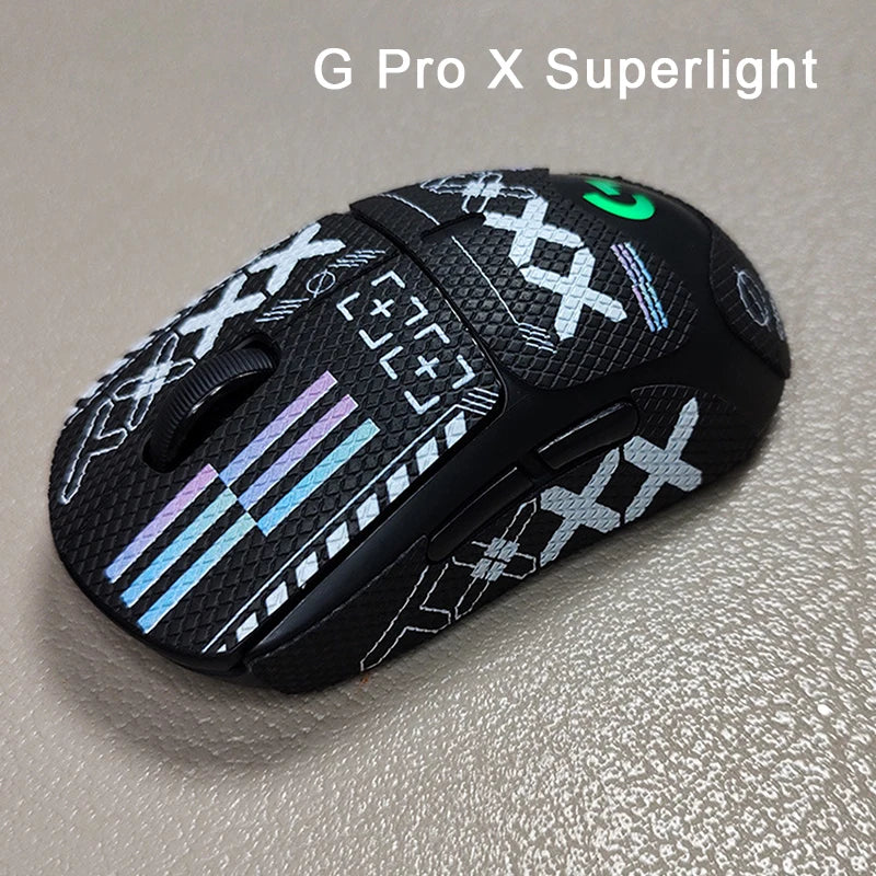 Mouse Grip Tape Skates for G Pro X Superlight, Non-Slip Sweat-Wicking Full-Body Sticker