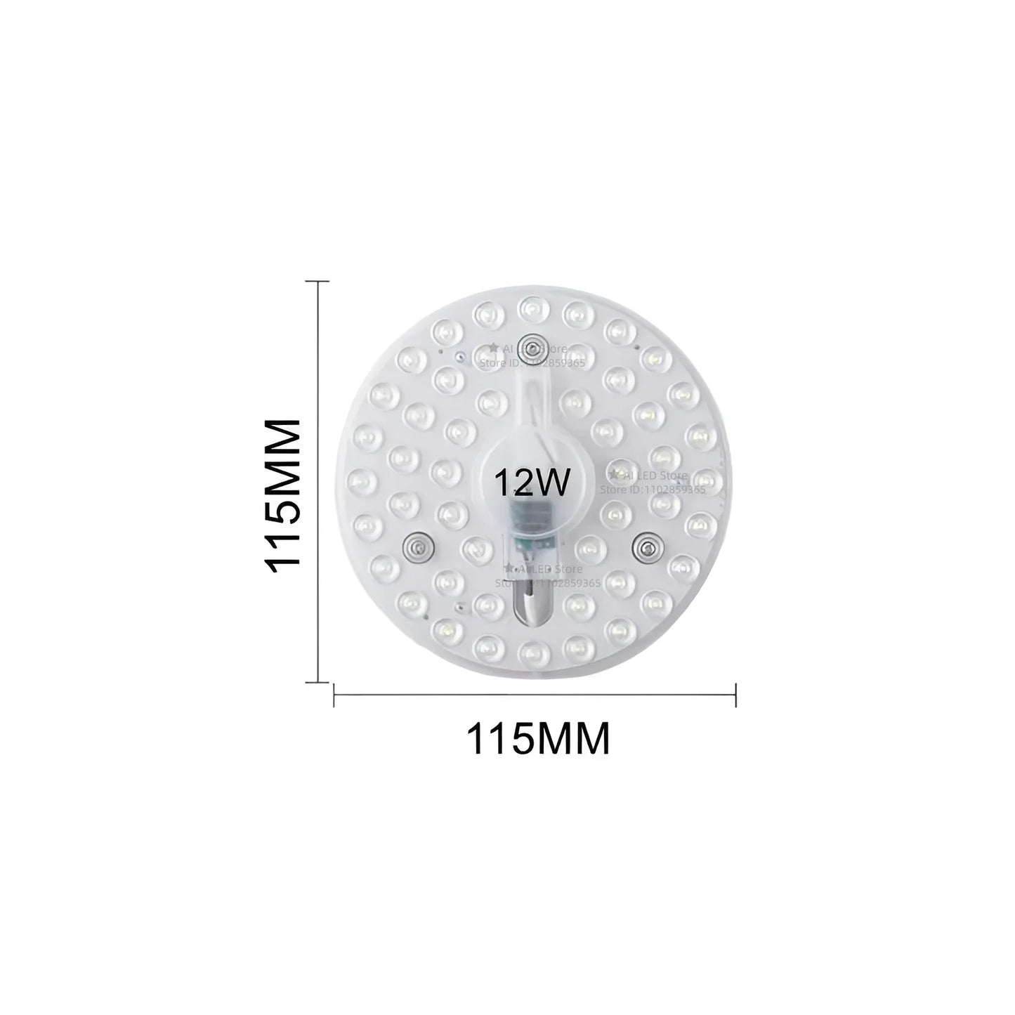 Round LED Panel Ceiling Light 12W–60W AC 220–240V Circular Flush Mount Lamp