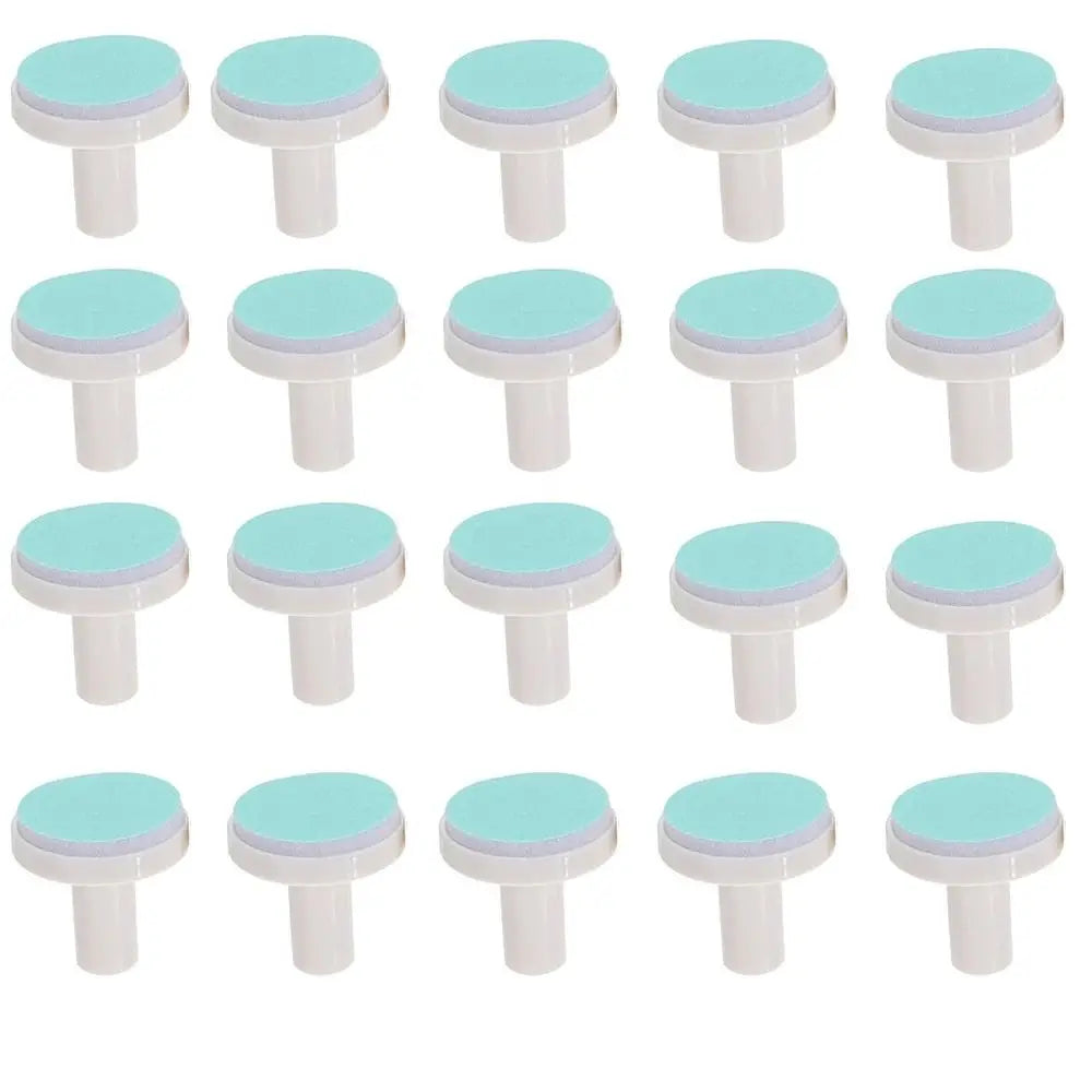 20-Pack Baby Nail File Replacement Pads for Electric Nail Trimmers, Grinding Heads for Newborns Infants Toddlers
