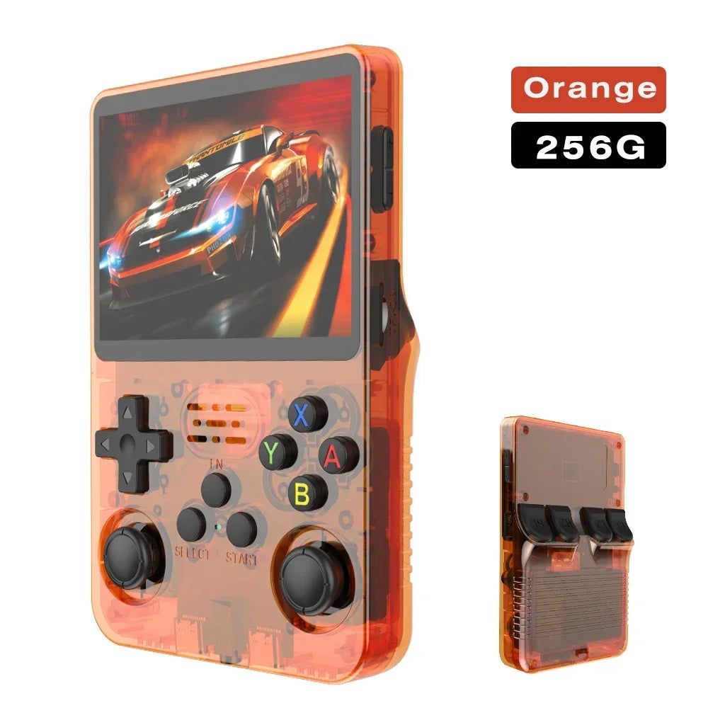 Retro Handheld Game Console 3.5-Inch (89 mm) IPS Screen Linux Pocket Player 64GB/128GB/256GB Expandable to 1TB