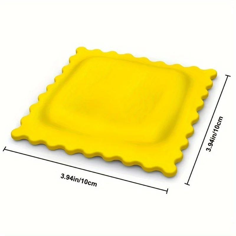 Cartoon Biscuit-Shaped Silicone Spoon Rest – Heat-Resistant Anti-Scald Non-Slip Kitchen Spoon Holder