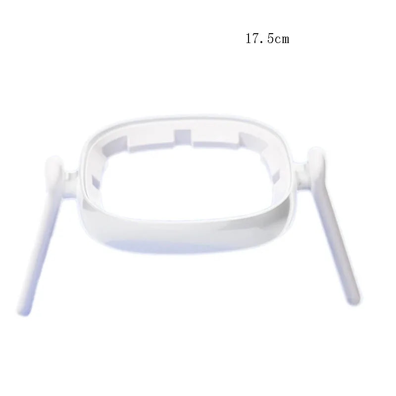 Square Feeding Bottle Handle for Baby (6M+) – Lightweight PP Easy-Grip Square Bottle Accessory, Wide‑Mouth Compatible