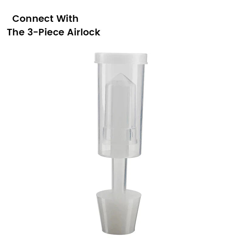 Food-Grade Silicone Tapered Stopper with Hole for Fermentation Airlock Valve Home Beer Brewing