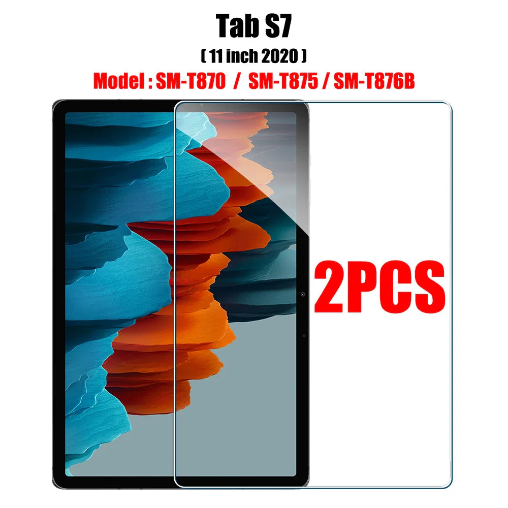 2-Pack Tempered Glass Screen Protector for Galaxy Tab Tablets – 10.8 inch (27.4 cm), Anti-Scratch Bubble-Free Film