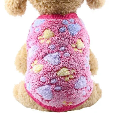 Cartoon Fleece Pet Sweater – Winter Warm Dog & Cat Coat (XXS-XL)