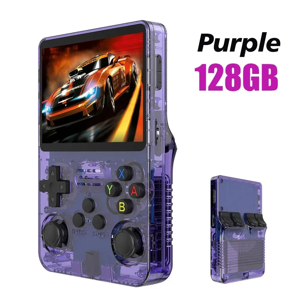 Portable Retro Handheld Game Console 3.5-Inch (8.9 cm) IPS 640x480 Linux Pocket Video Player 64GB/128GB USB-C 15,000 Games