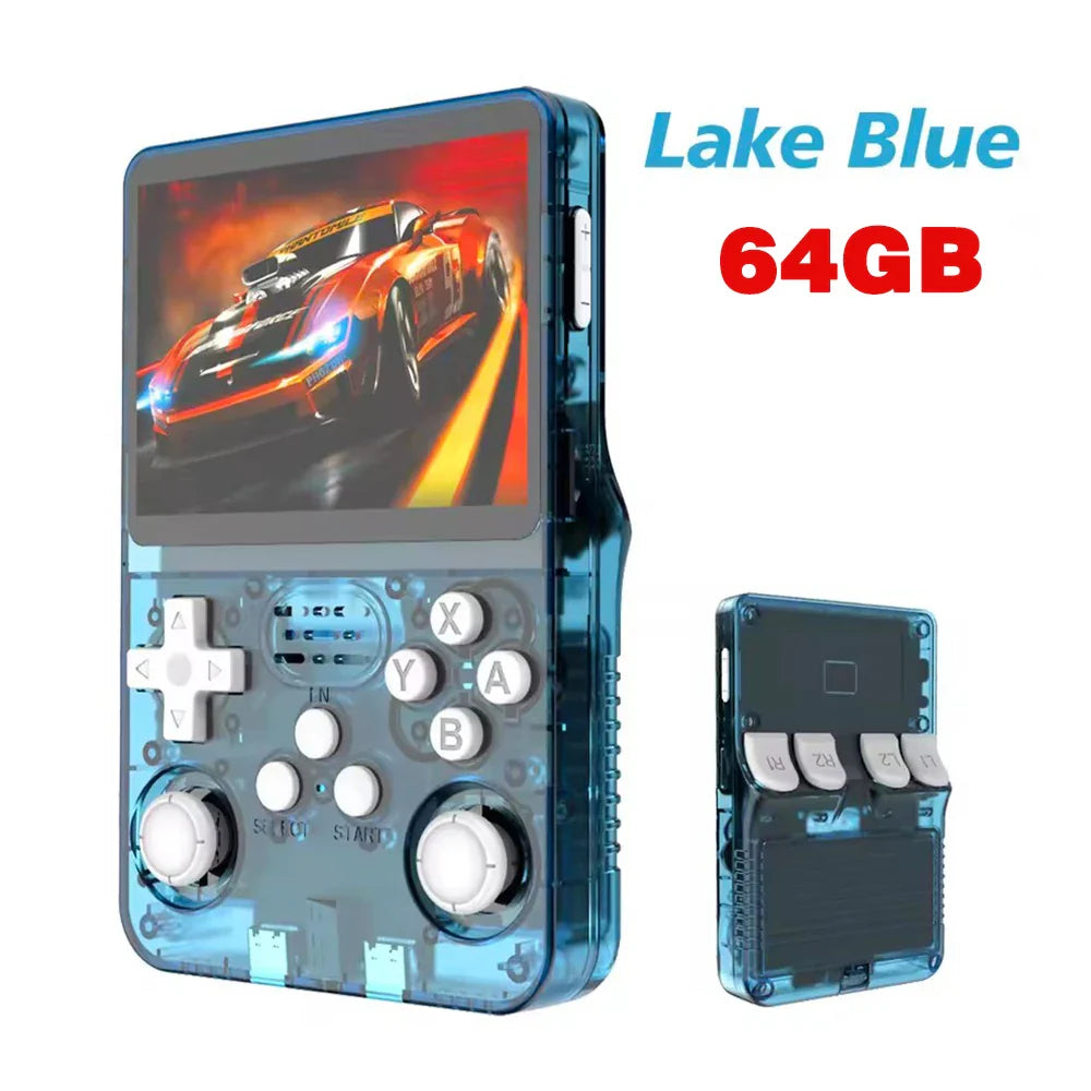 Retro Handheld Game Console 3.5-inch (8.9 cm) IPS Screen Portable Linux Video Player - 64GB/128GB, 15,000 Games