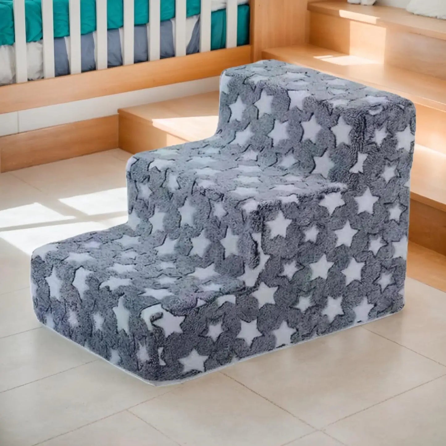 Removable Washable Pet Stairs for Cats & Small Dogs — Non-Slip Sofa & Bed Ramp