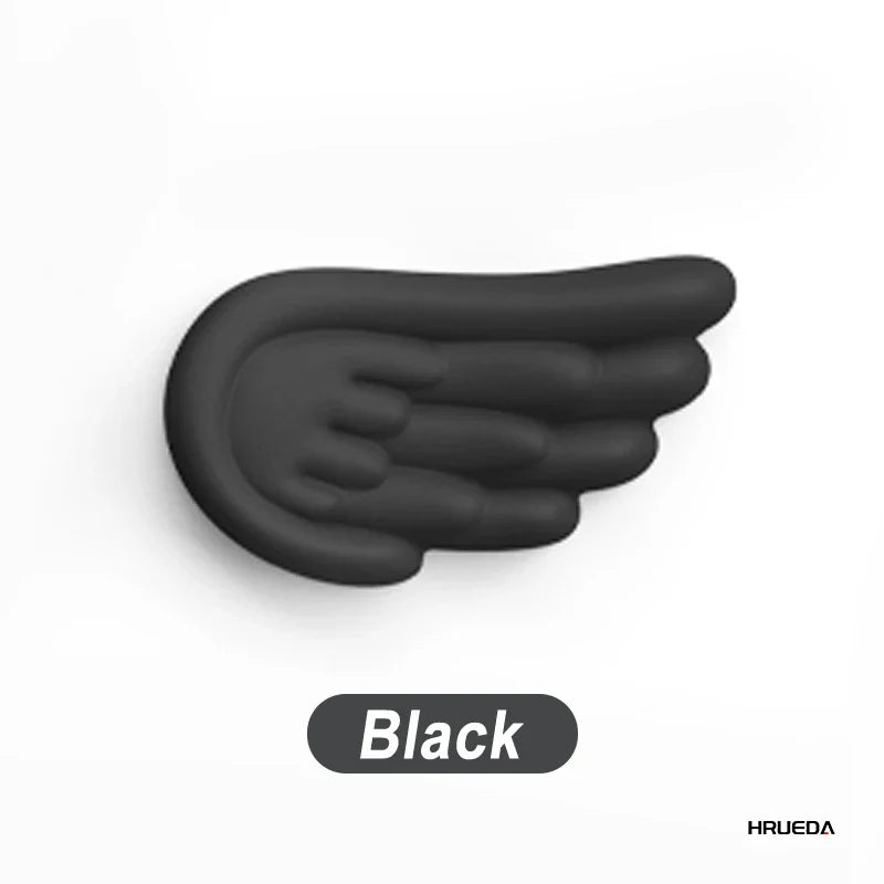 Angel Wing Memory Foam Wrist Rest & Mouse Pad for Mechanical Keyboard and Laptop — Ergonomic Wrist Support