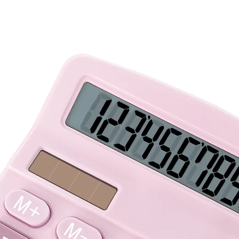 12-Digit Dual Power Solar and Battery Calculator, Large LCD Desktop for Home Office School Accounting
