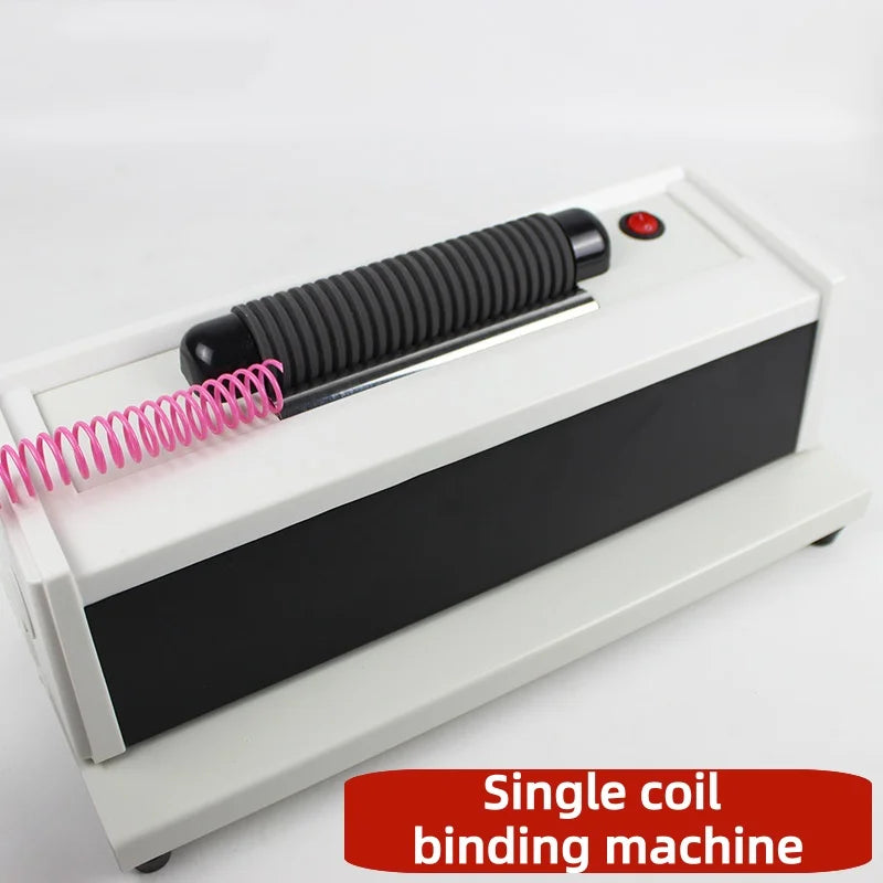 Automatic Spiral Coil Binding Machine – Electric Plastic Coil Inserter for A4 Documents
