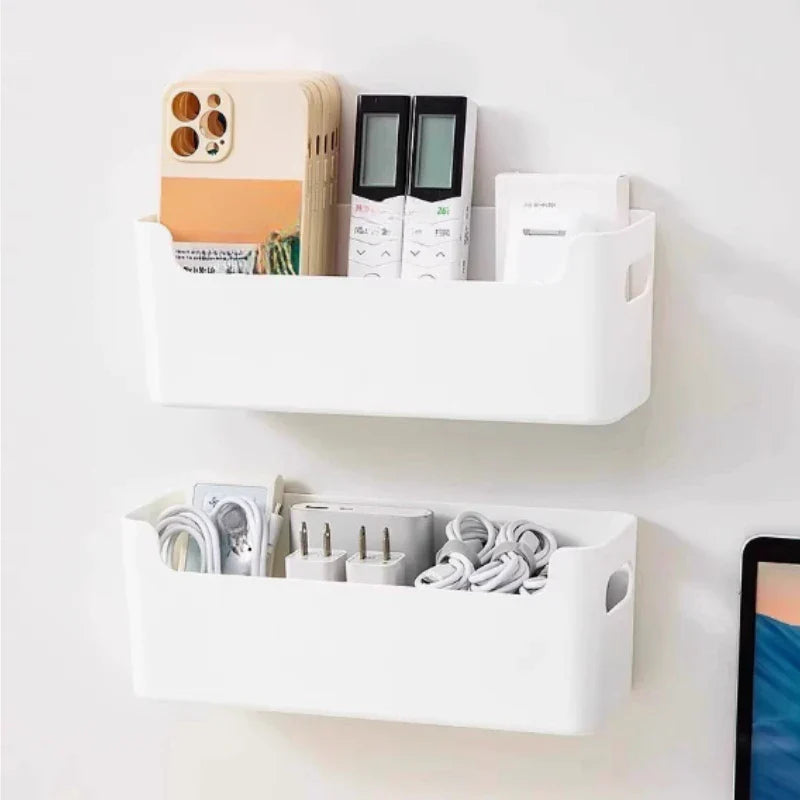 Non-Perforated Cling Film & Foil Rack — Inside Cabinet Door Organizer, Spice Shelf & Dish Drying Holder for Kitchen