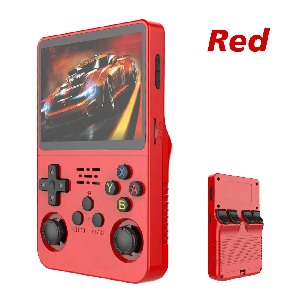 Retro Handheld Game Console 3.5-inch (8.9 cm) IPS Screen Portable Linux Video Player - 64GB/128GB, 15,000 Games