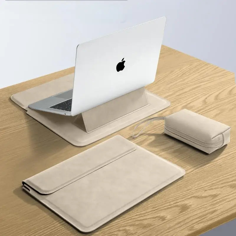 Laptop Sleeve PU Liner Bag — Fits 13, 13.6, 14, 15, 15.6 & 16-Inch (33–40.6 cm) Laptops and Notebooks, Unisex