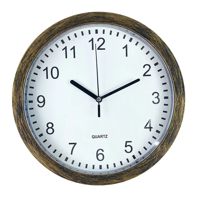 Hidden Safe Wall Clock 9.8 in (25 cm) - Secret Compartment Clock Safe for Cash, Jewelry & Keys - Silent Decorative Wall Clock