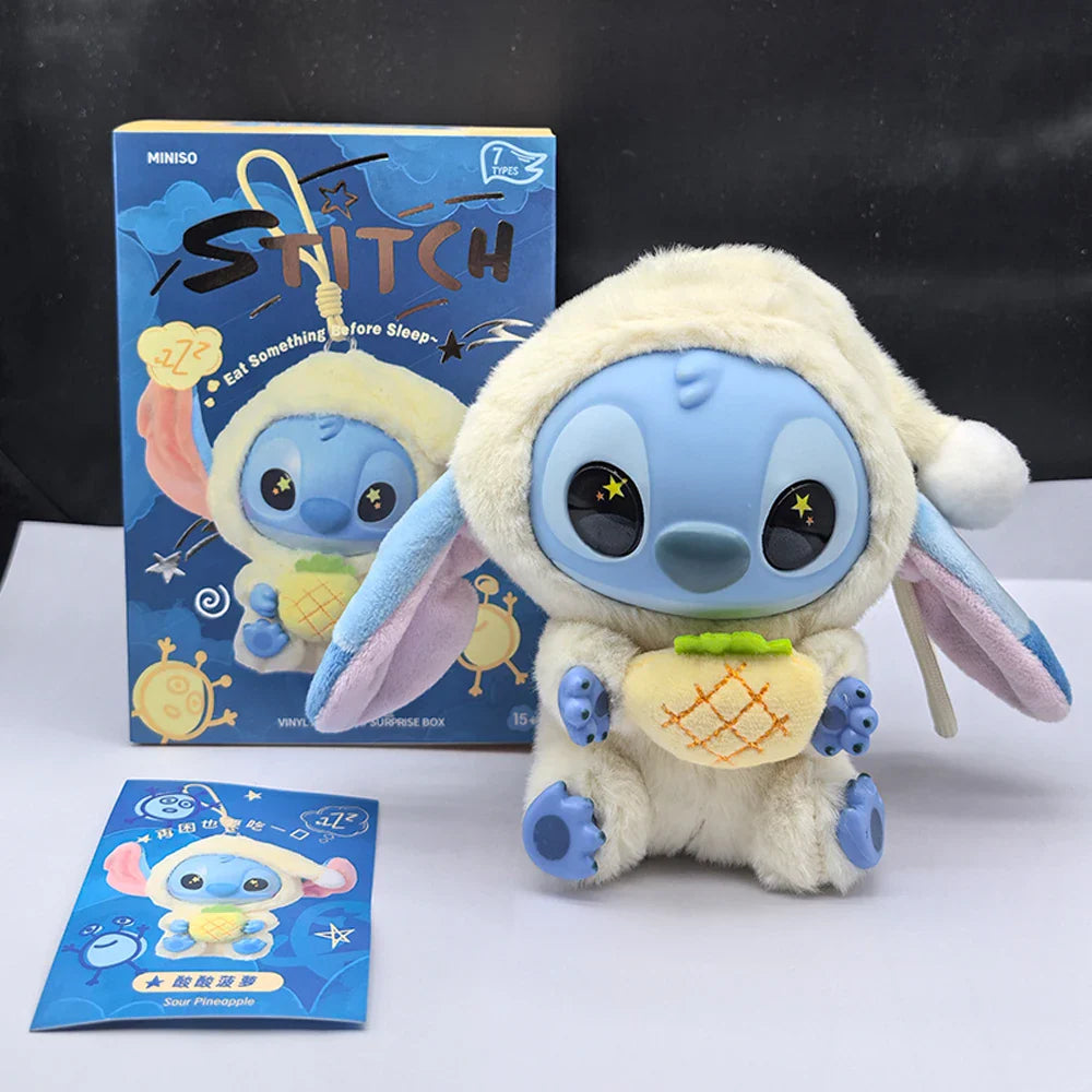 Blind Box Plush & Vinyl Mystery Doll Keychain - Cute Cartoon Pendant Bag Charm Collectible Gift