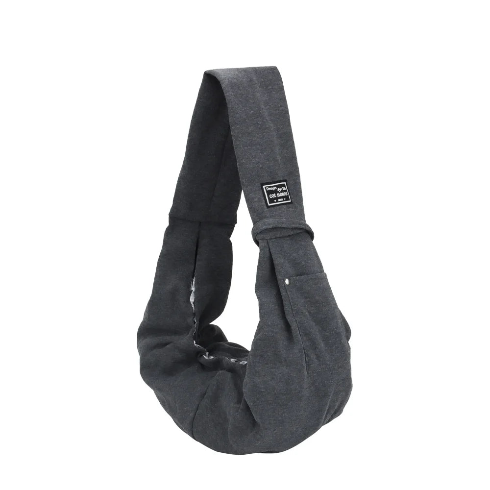 Portable Pet Shoulder Carrier with Phone Pocket – Travel Handbag for Small Dogs & Cats