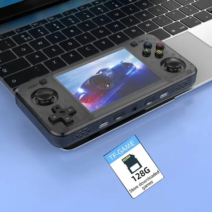 Horizontal Retro Handheld Game Console 3.5-inch (8.9 cm) Portable Pocket Player 64GB - 15,000+ Classic Games