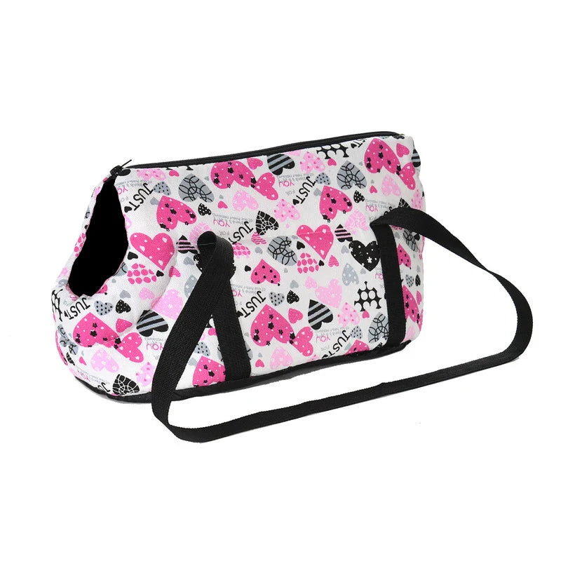 Soft Breathable Pet Carrier Backpack for Small Dogs & Cats — Sling Shoulder Bag, Sizes S & L (40×18×20 cm / 15.7×7.1×7.9 in; 50×23×28 cm / 19.7×9.1×11 in)